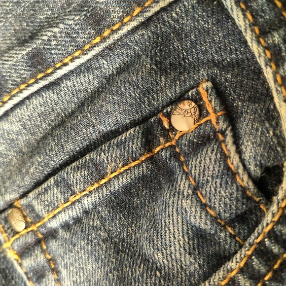 Versace collection men's , dark wash, zipper fly, regular fit - Picture 3 of 11